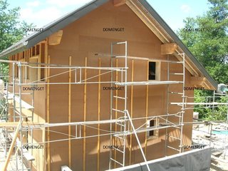 maison ossature bois neuve exemple 2 06  en Savoie, Chambéry, la Motte Servolex, Aix les Bains et le bassin chambérien avec Domenget Olivier Charpente